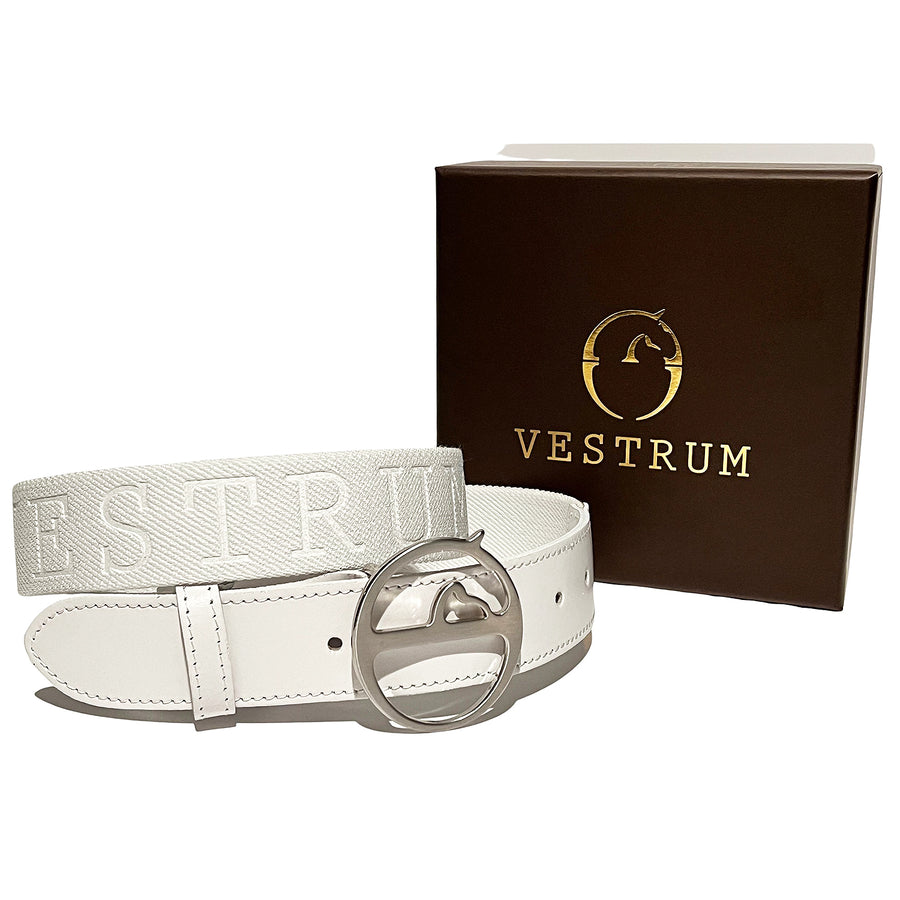 VESTRUM - "POZZALO" Belt in White