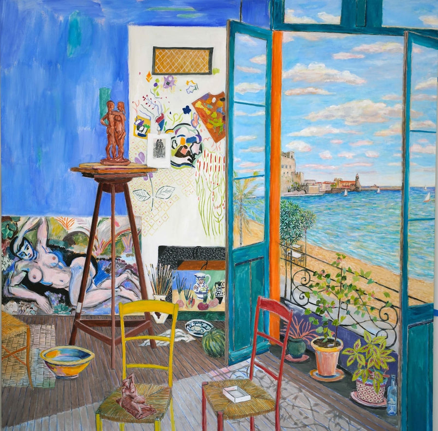 DAMIAN ELWES - "Number 70" - Hand Painted Jeans by Damian Elwes